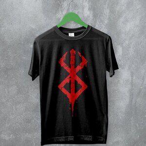 Berserk Logo Manga Anime Graphic Warrior Hero Dark Fantasy Art T-Shirt 168